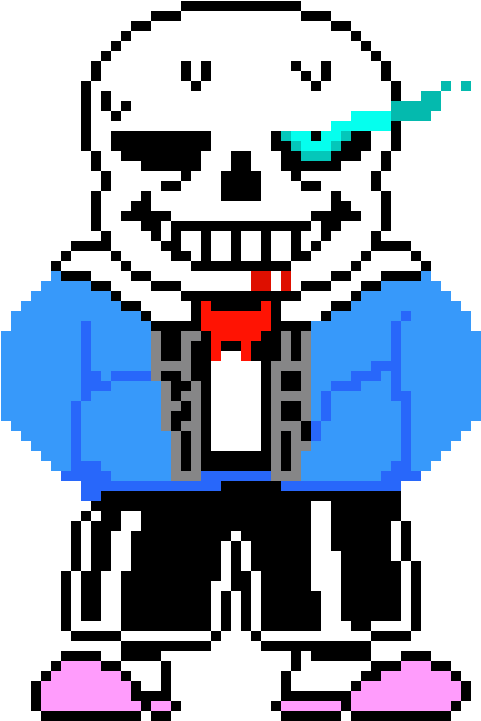 Together Genocide Final Boss, Sans - Sans Hard Mode Sprite (700x770)