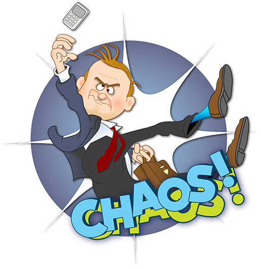 Boss Toss Chaos - Cartoon (512x529)