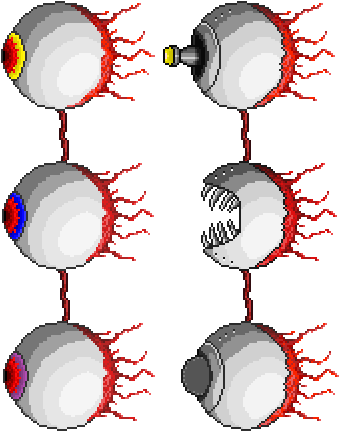 The Triplets Final - Terraria Wiki The Twins (355x443)
