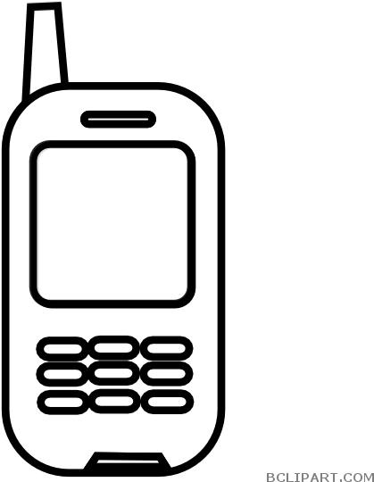 Cell Phone Outline Tools Free Clipart Images Bclipart - Feature Phone (555x555)