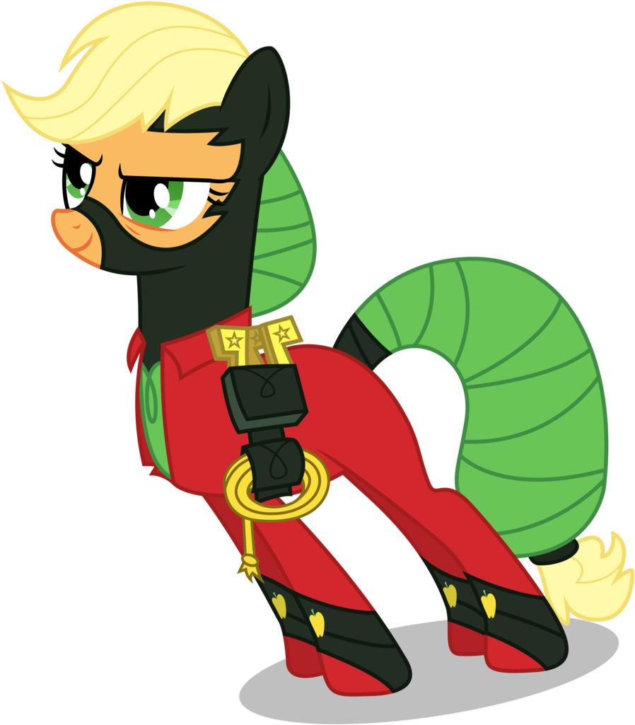 Absurd Res, - Mlp Power Ponies Applejack (922x1024)