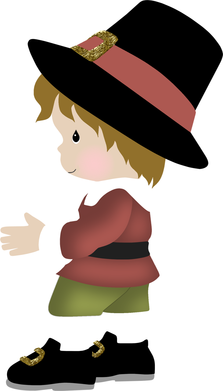 Album - - 3drose Pilgrim Boy With Pumpkin , Mouse Pad, 8 By 8 (731x1280)