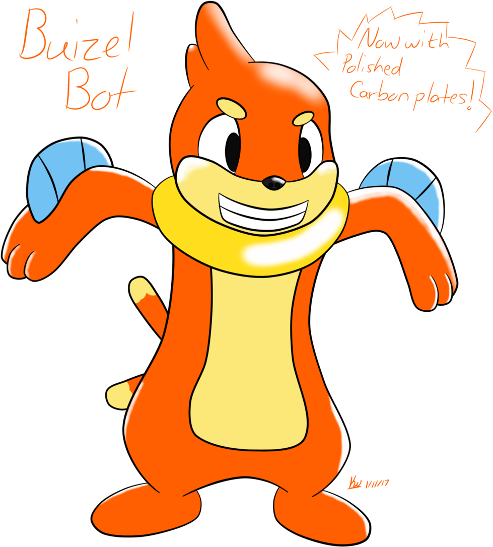 Buizel Bot By Aglassofbuizel R - Cartoon (1024x1170)