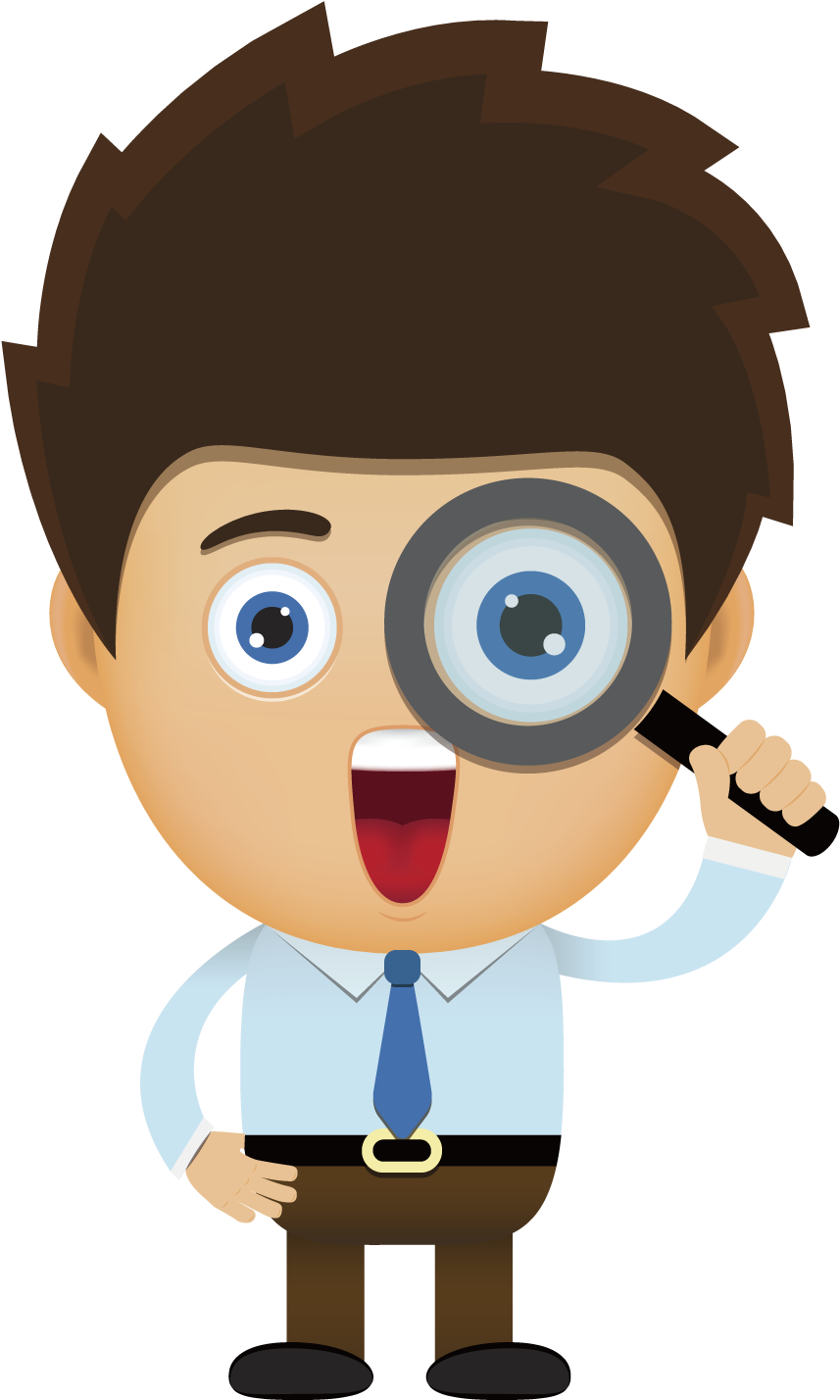 Cartoon Illustration - Cute Doctor - Cartoon Afraid Png (1500x1500)