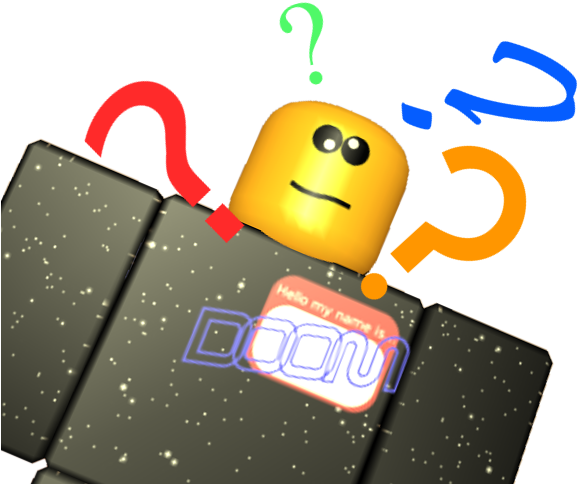 Doom Is Confused Click Here To Find Out Why - Roblox (585x494)