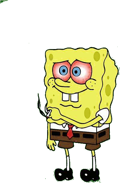 Hurry - Spongebob Stoned (464x640)