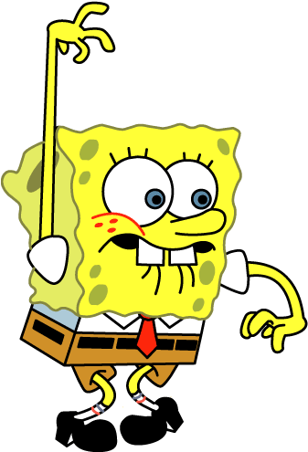 Toonarific Clipart Gallery - Bob Esponja Gif Animado (380x500)