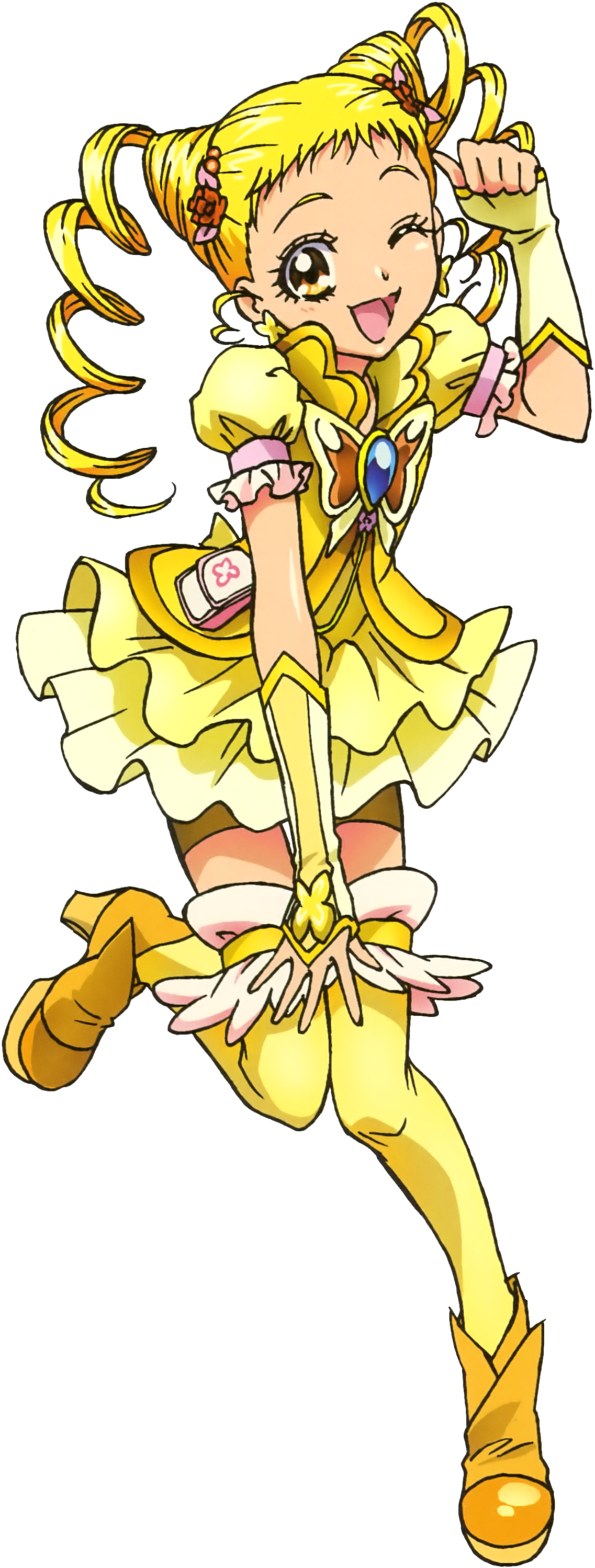 Magical Clipart All Star - Cure Lemonade Dx2 (1165x3009)