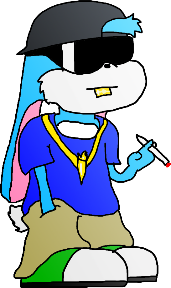Thugs Bunny By Wilfordbrimleyluvr96 - Cartoon (753x1030)