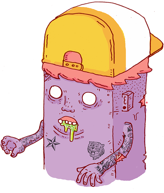 My Dirty Sketchbook Chiangmai, Thailand - Illustration (600x662)