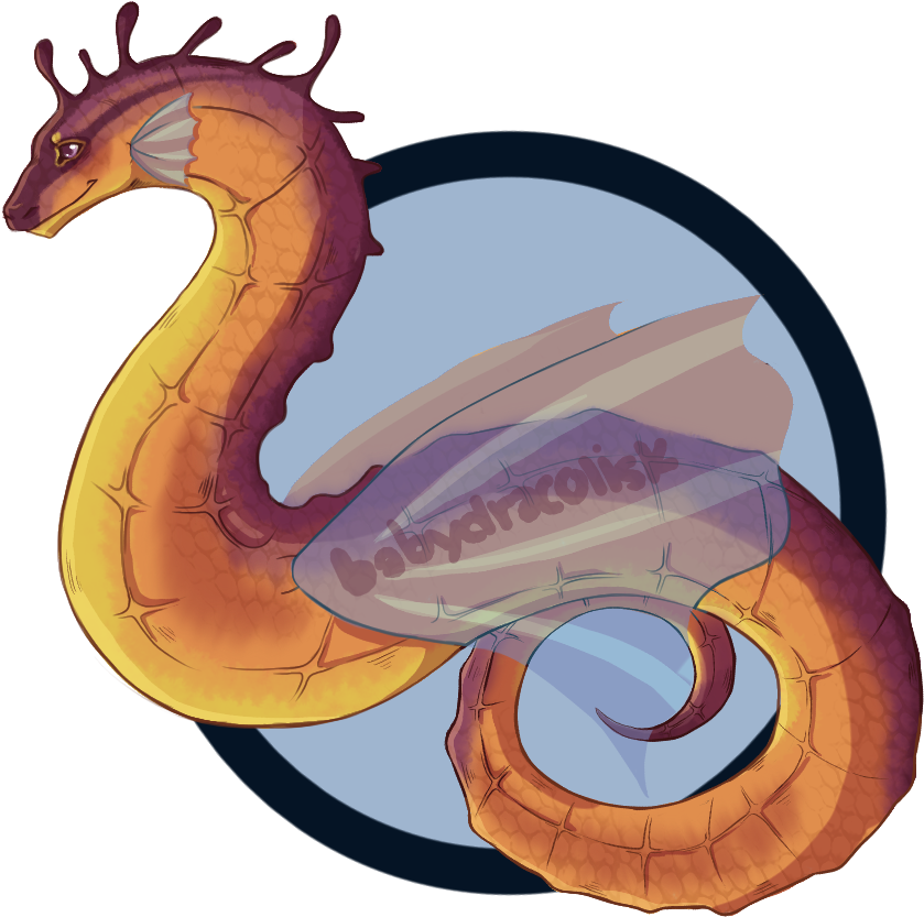 Seahorse Serpent - Illustration (1000x1000)