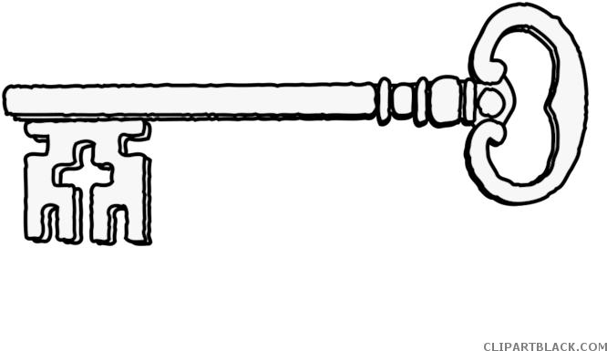 Cartoon Key Tools Free Black White Clipart Images Clipartblack - Clip Art (700x525)