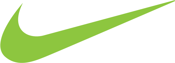 Donate - Green Nike Swoosh Png (708x372)
