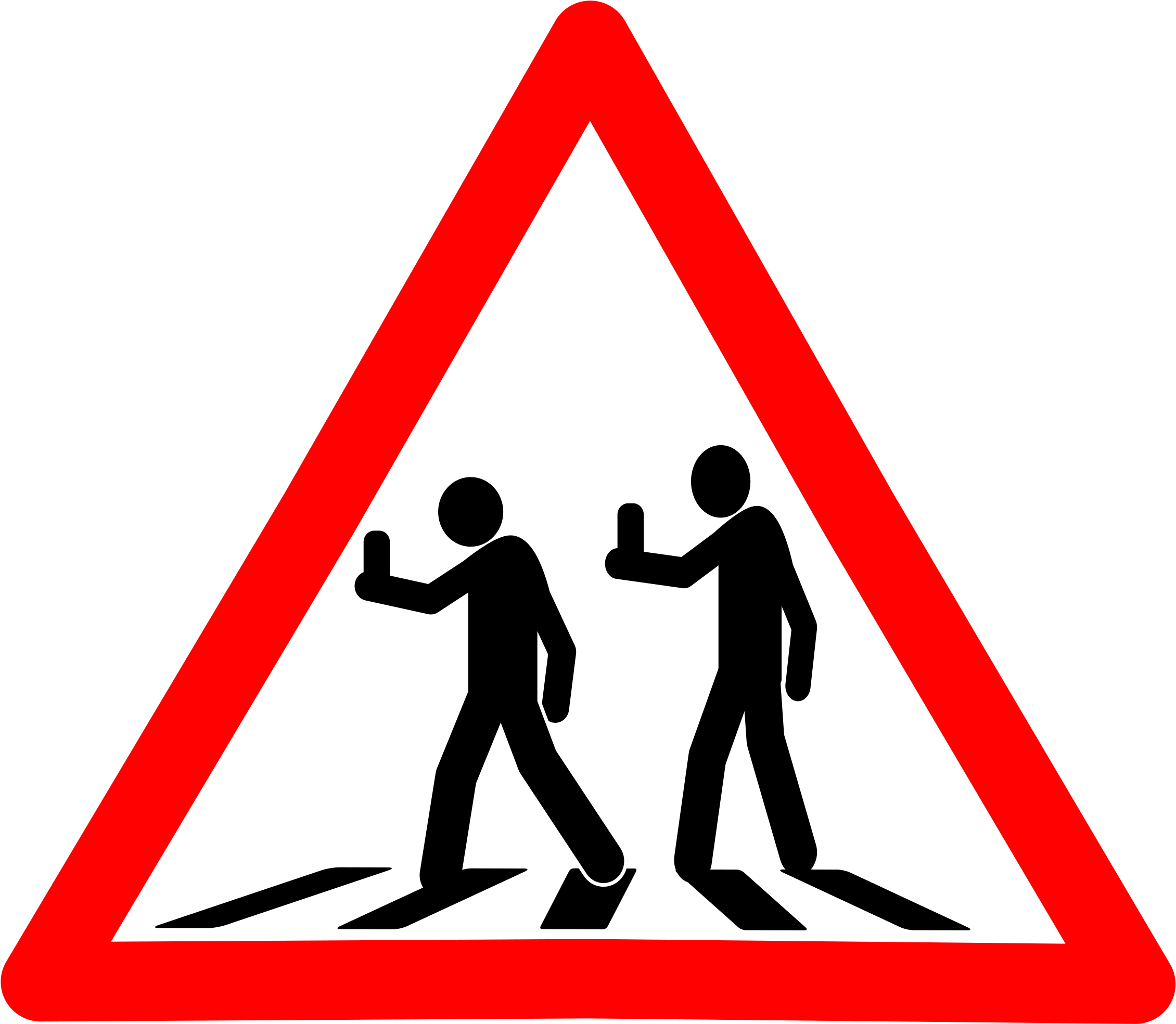 Big Image - Car Slipping Sign (2400x2400)