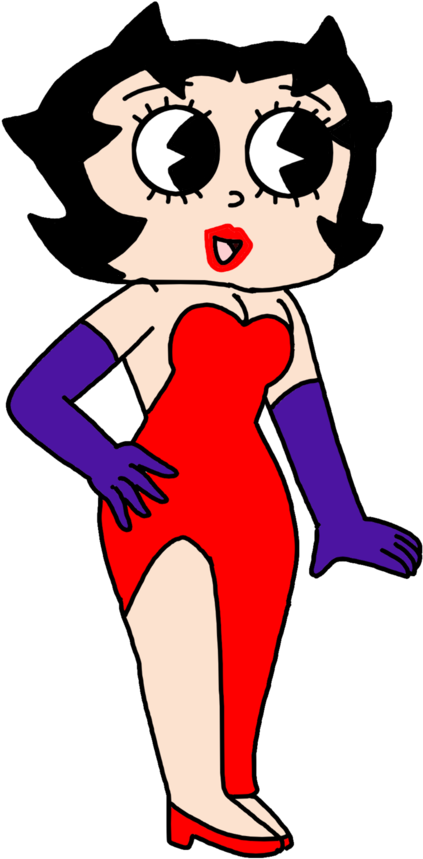 Betty Boop Dressed As Jessica Rabbit By Marcospower1996 - Betty Boop Dressed As Jessica Rabbit By Marcospower1996 (894x894)