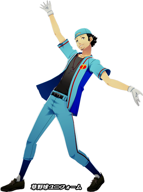 Persona 4 Arena Dlc Costumes For The Male Characters - Persona 4 Arena Junpei (461x621)