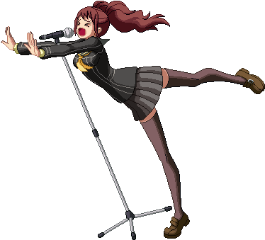 Persona 4 Arena Ultimax Rise Kujikawa - Persona 4 Arena Rise Sprite (388x343)