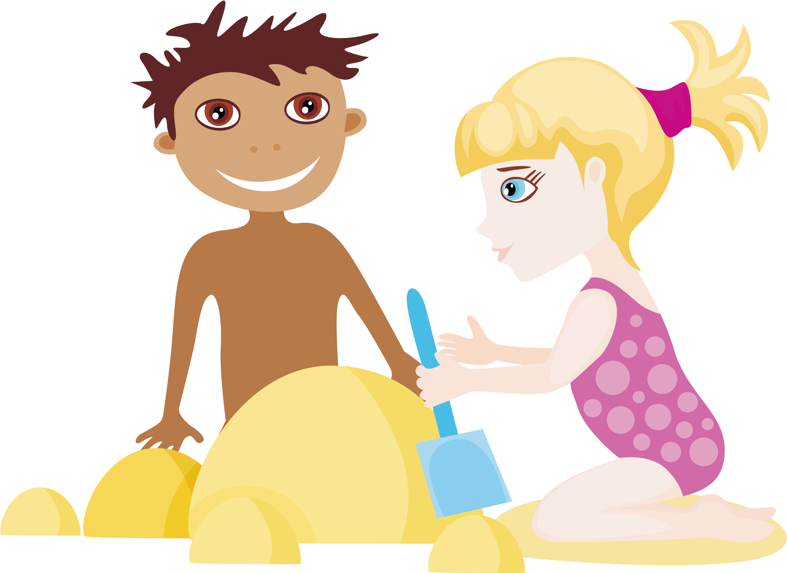 Cartoon Summer Clip Art - Summer Season Clipart (3548x2604)