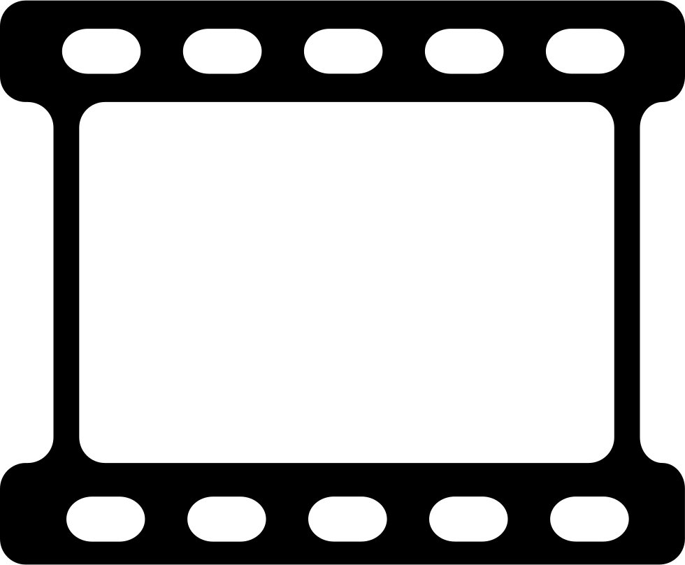 Blank Film Strip Comments - Vetor Rolo De Filme (980x808)