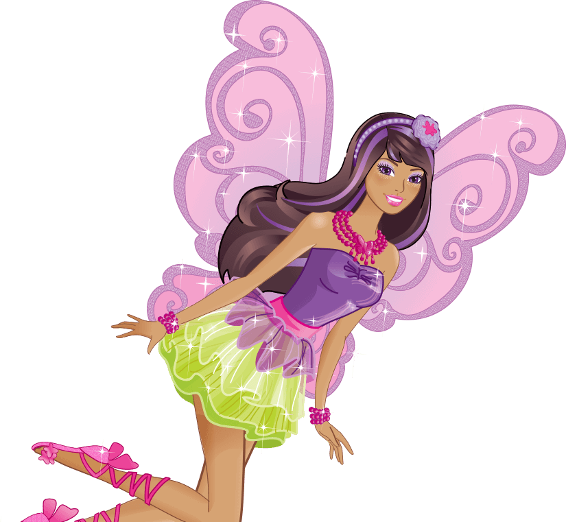 Barbie Fairy Cartoon - Barbie (825x761)