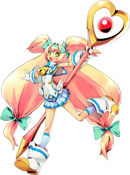 Platinum The Trinity - Blazblue Central Fiction Character Art (459x616)