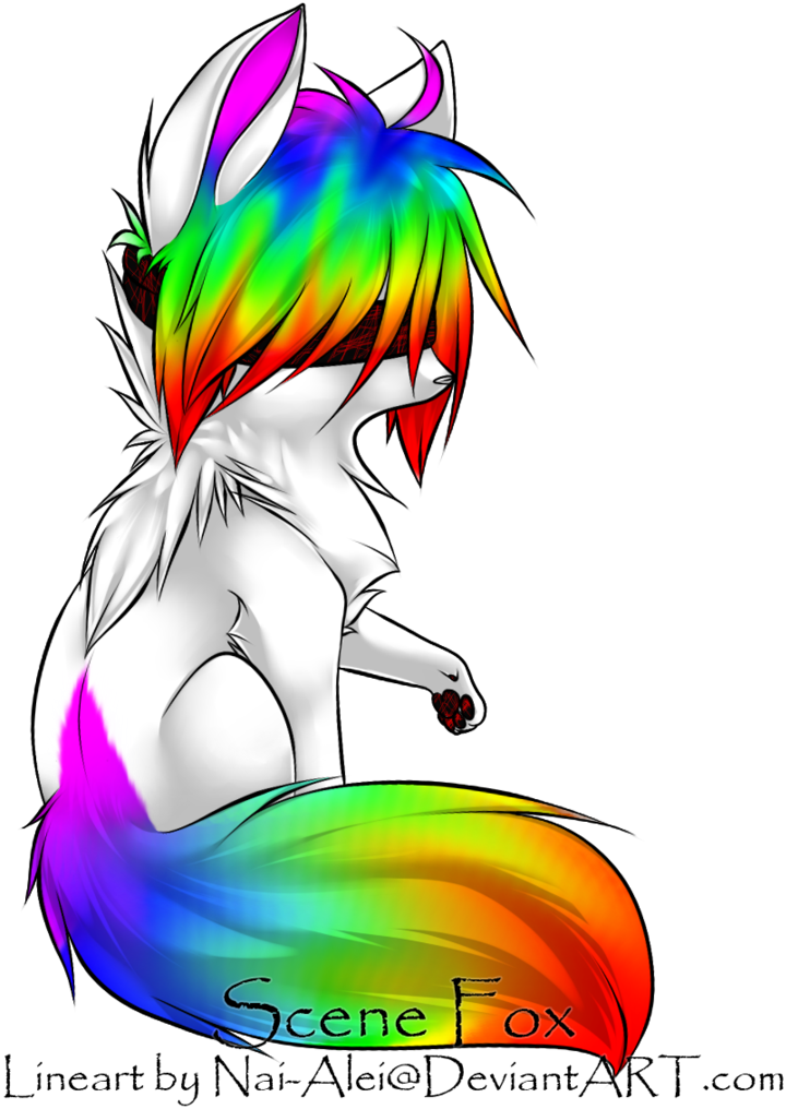 Blind Scene Fox Adoptable Name Ur Price - Illustration (768x1040)