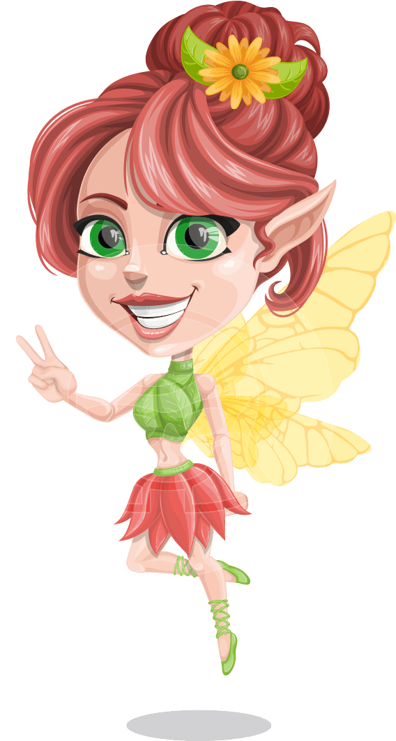 Frida The Flower Fairy - Females Fairy Cartoon Characters (957x1060)