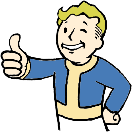 Fallout Clipart Valut - Fallout Vault Boy Transparent (512x512)