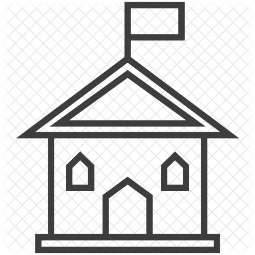 Government Icon - Imagen De Un Colegio Para Dibujar (512x512)