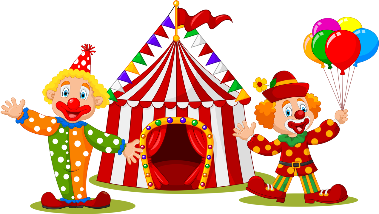 Explore Art Kids, Clowns, And More - Circus Cartoon (1280x718)