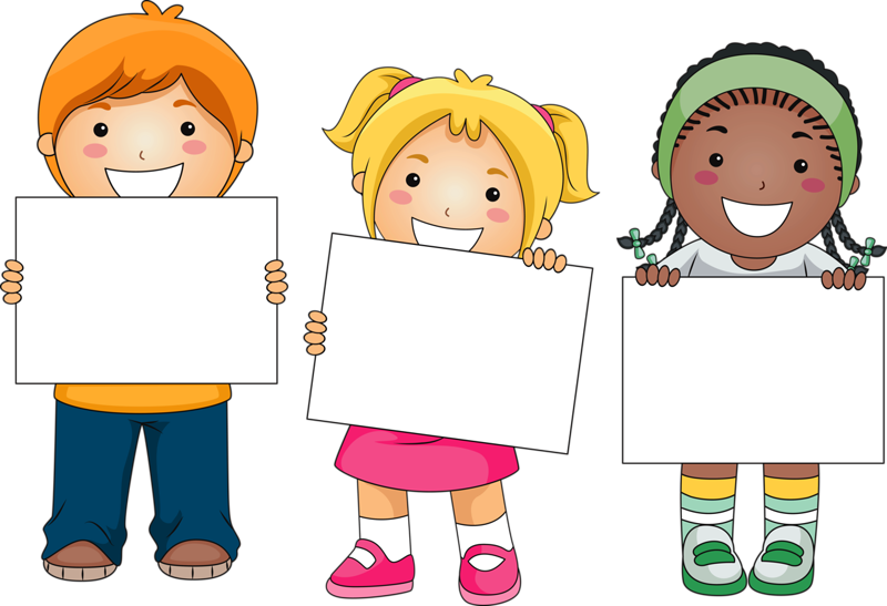Http - //zezete2 - Centerblog - Net/39981 Etiquettes - Kids With Board Clipart (800x547)