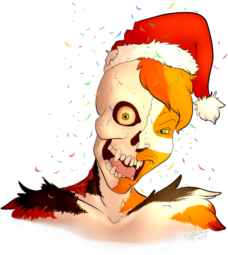 Day 7 Acid/party Popper By Punkucats - Illustration (1024x996)