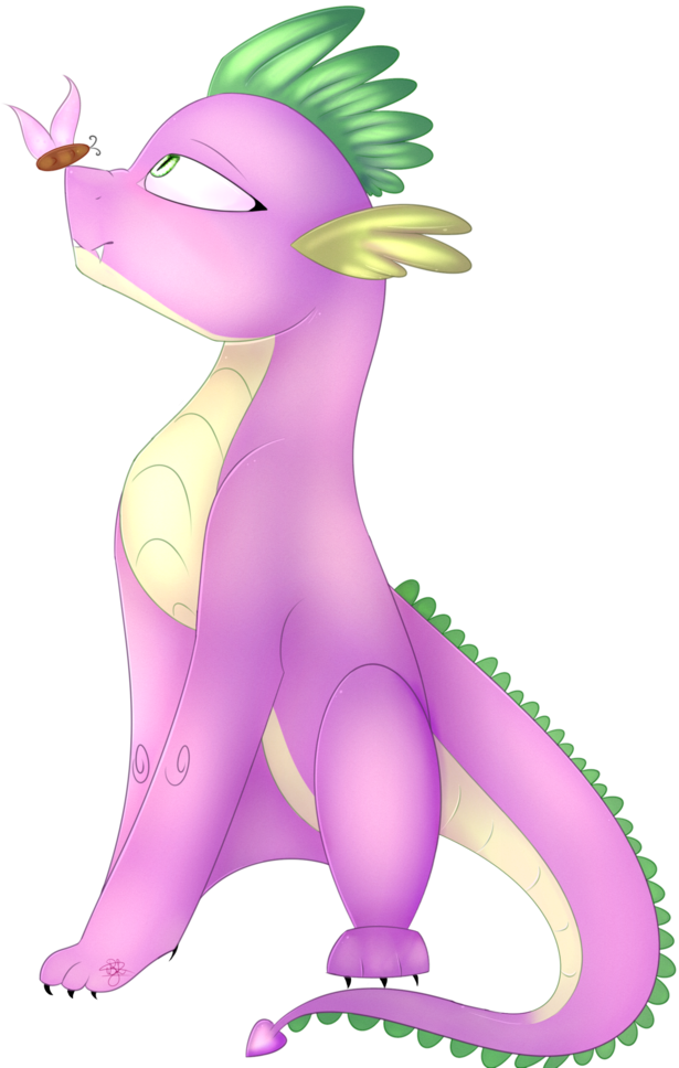 Buttonlovekatty, Butterfly, Cute, Dragon, High Res, - Cartoon (1024x1024)