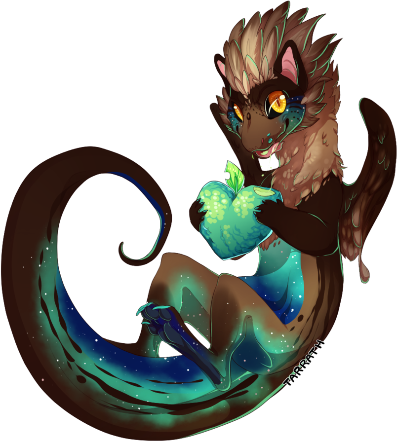 Galaxy Bird Passion Fruit By Tarrath - Illustration (864x924)