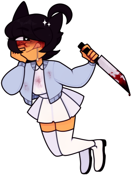 Cute Mess By Mewrderous - Cartoon (445x569)
