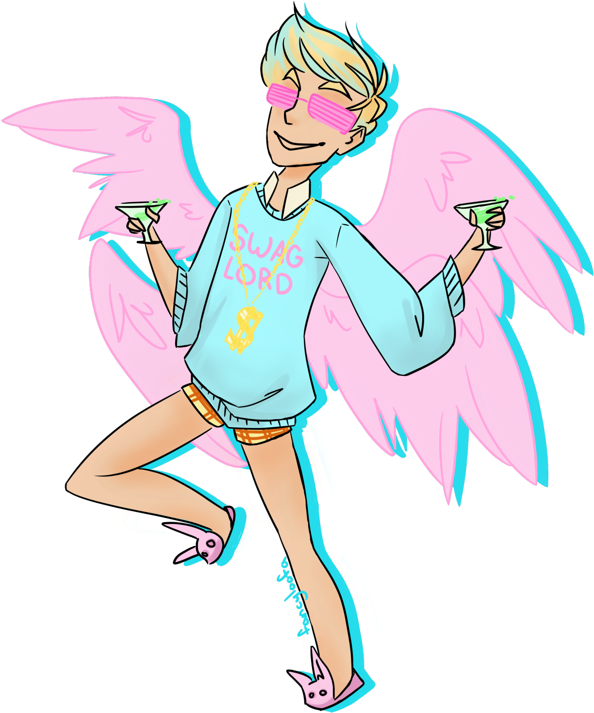 Drew Party Fowl From @elentori-art Game No Mercy A - Cartoon (1280x1571)