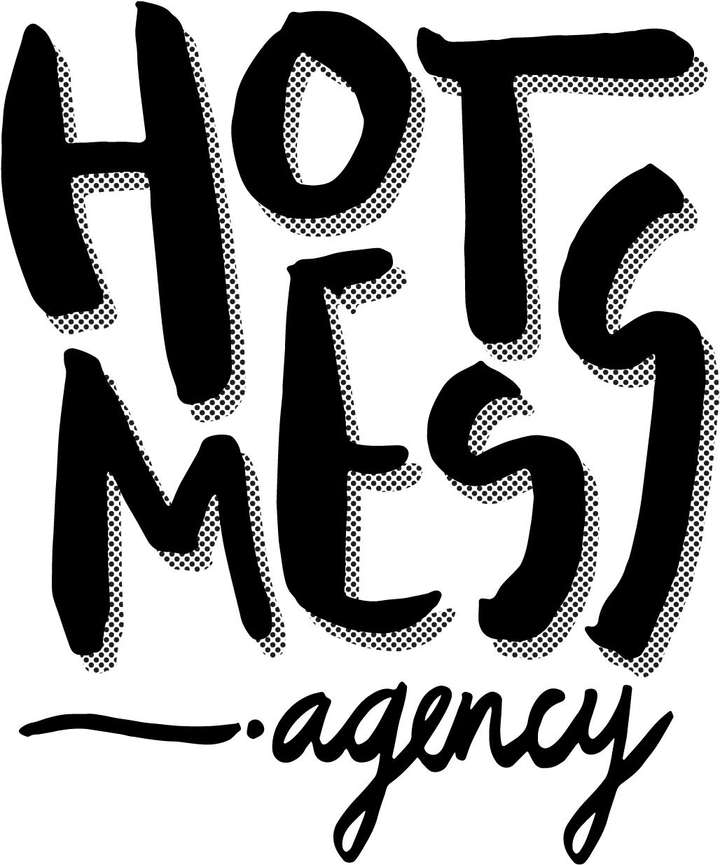 Hot Mess Agency Logo Square Web - Rgb Color Model (1116x1336)