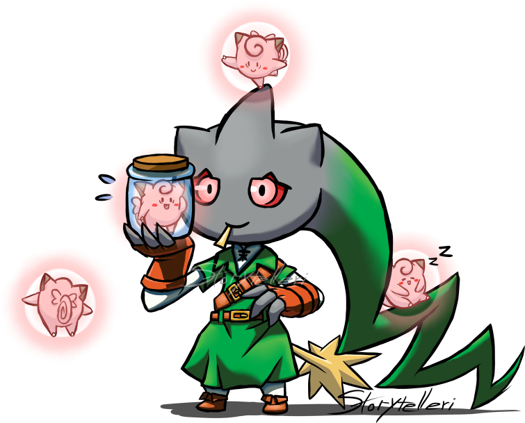 Fairy Fountain By Storytelleri - Pokémon (1000x707)