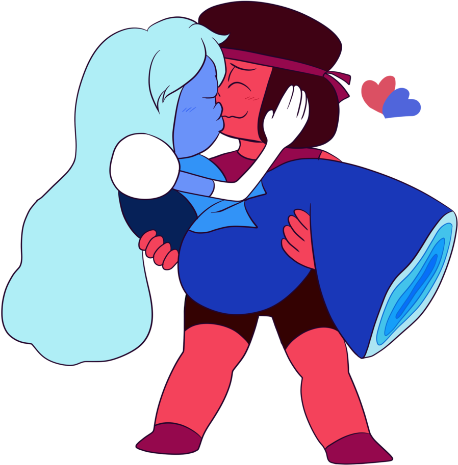 Rupphire Kisses By Eleanorose123 Rupphire Kisses By - Comics (1024x951)
