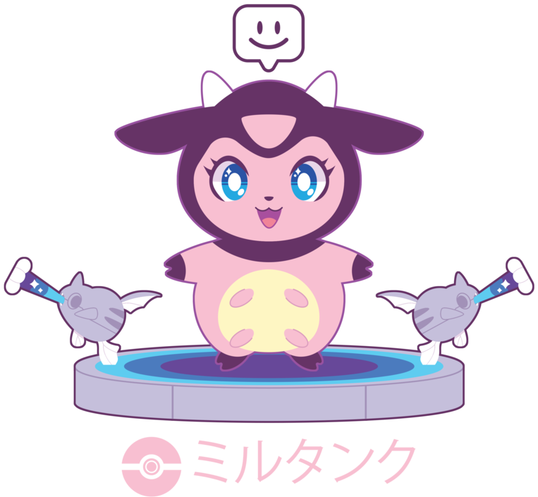 Millie's Fountain - Cartoon (800x749)