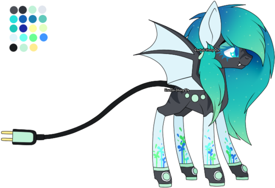 [closed] Common Musical Fountain Pony Adoptable By - Musical Fountain (600x402)
