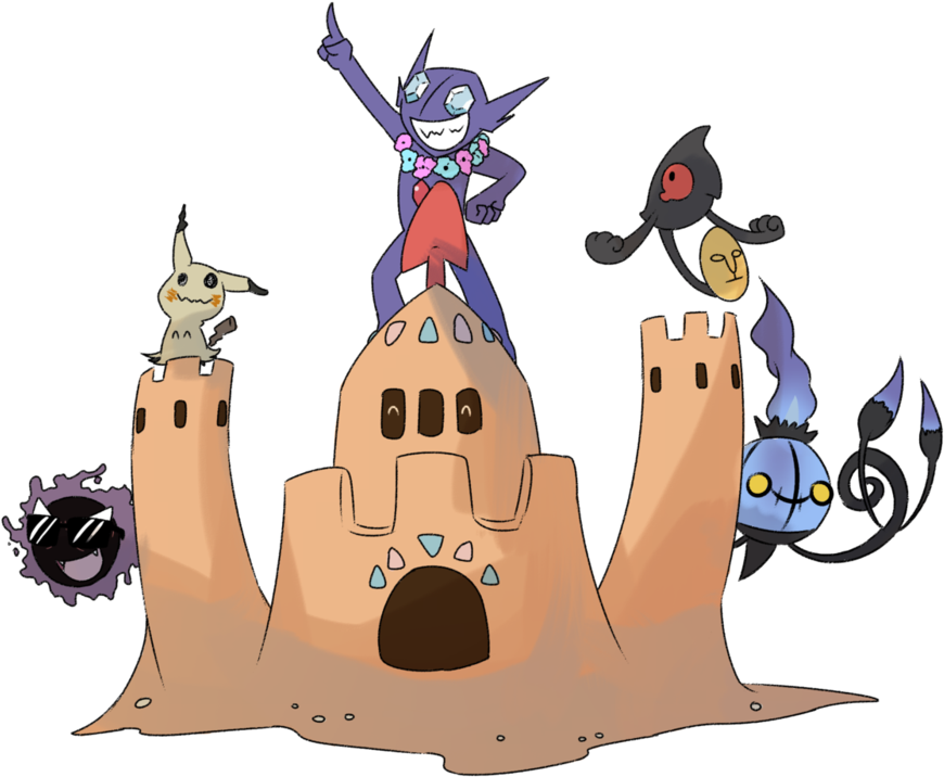 Pokémon Sun And Moon Pikachu Cartoon Vertebrate Art - Pokemon Moon Ghost Pokemon (998x800)