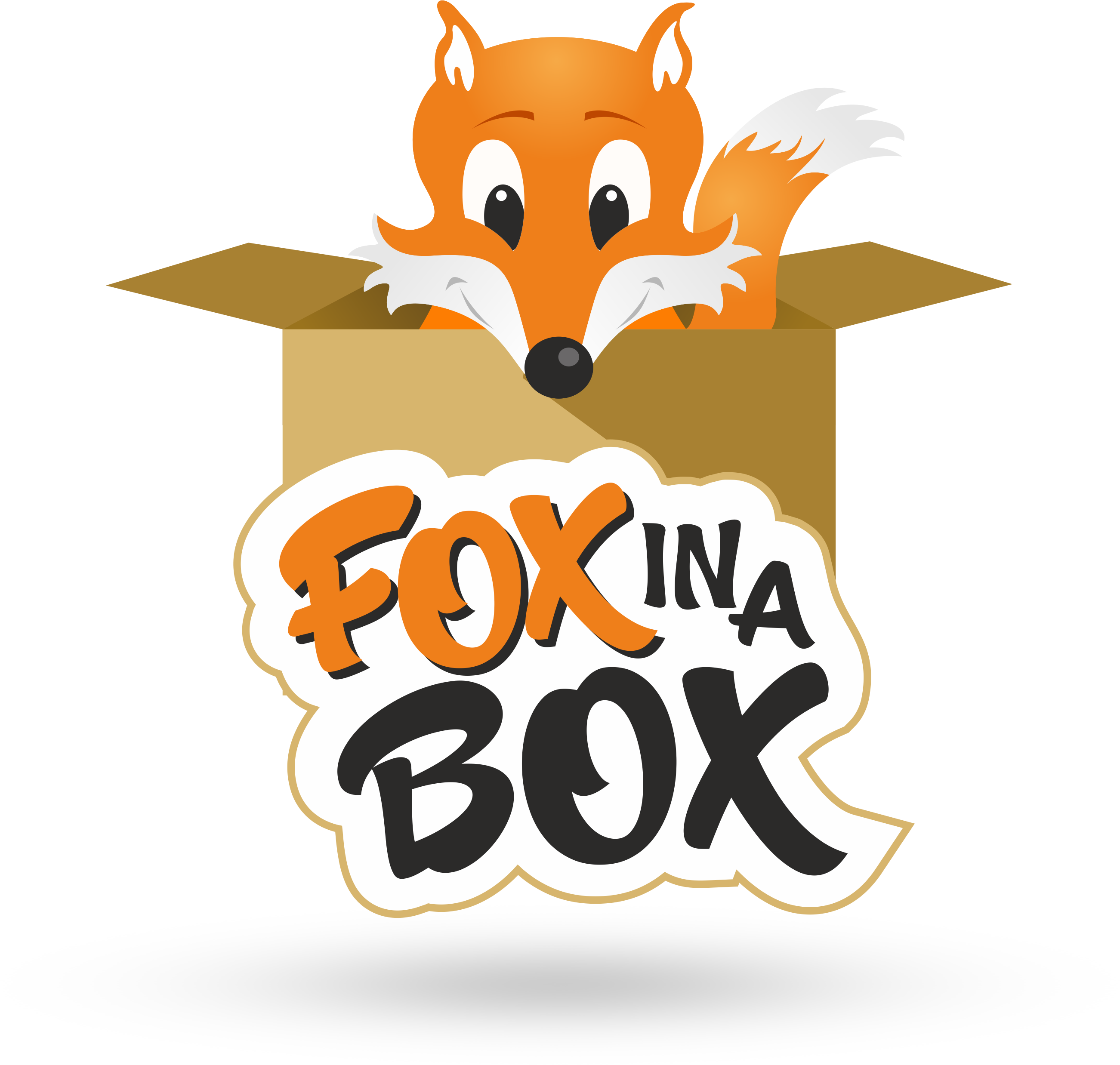 Box Clipart Fox Pencil And In Color Box Clipart Fox - Fox In A Box (3187x2517)