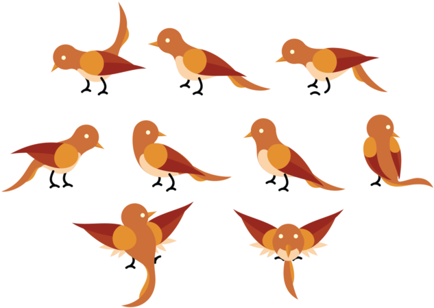 Nightingale Cartoon Vector - Common Nightingale (700x490)