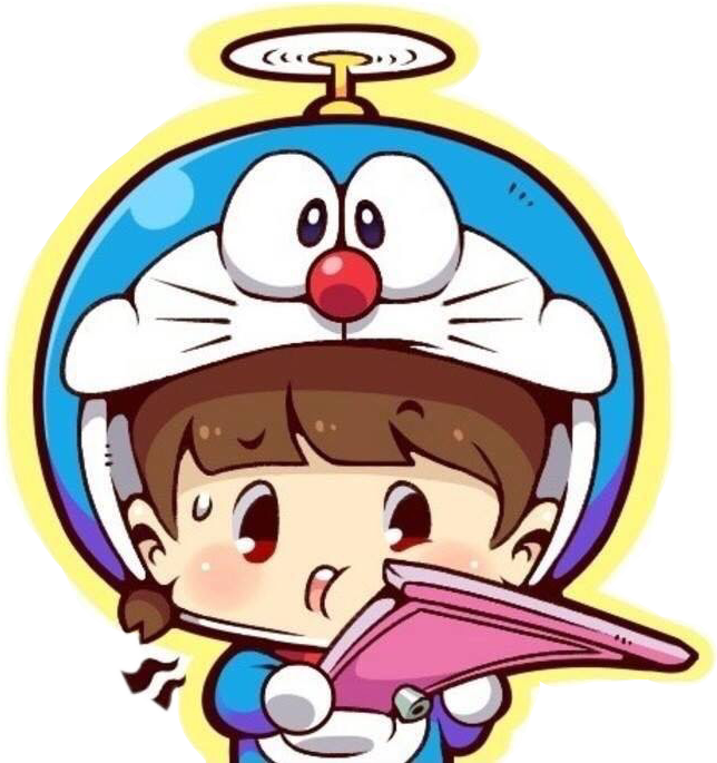 Doraemon Chibi Child Worry Girlfreetoedit - Doraemon Chibi (644x685)
