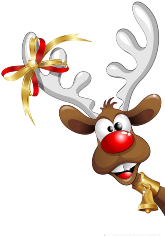 Funny Reindeer By @cyberscooty, Cartoon Reindeer - Christmas Carols Collection - Audiobook Download (584x863)