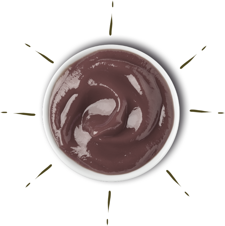 Ketchup - Sauce Top View Png (871x836)