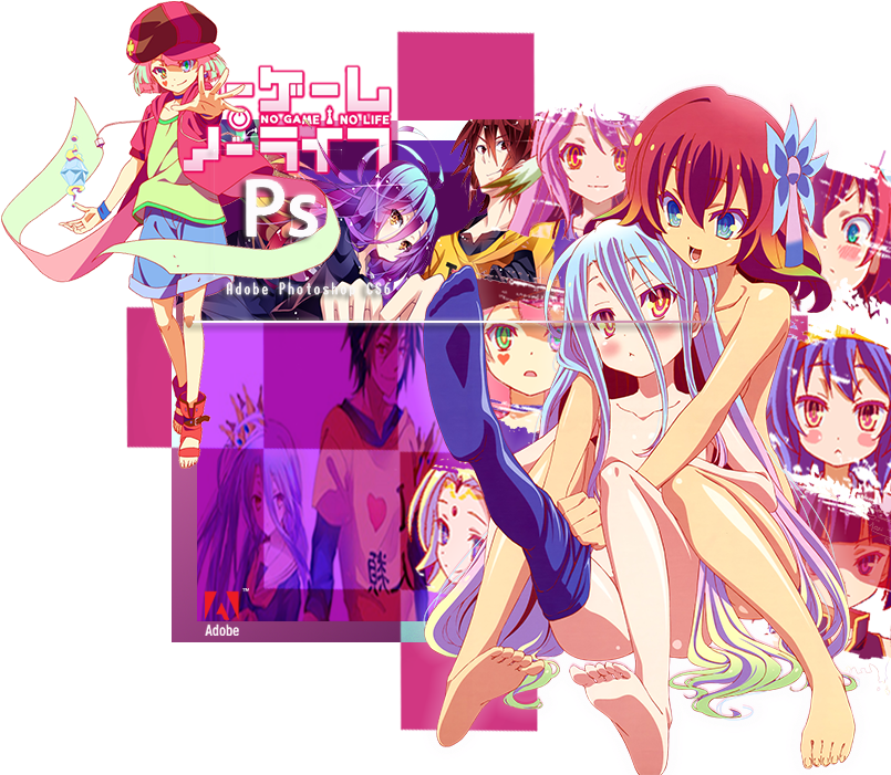Ngnl Anime Photoshop Cs6 Splashscreen By Yuki-neh - Splash Screen Adobe Anime (832x700)