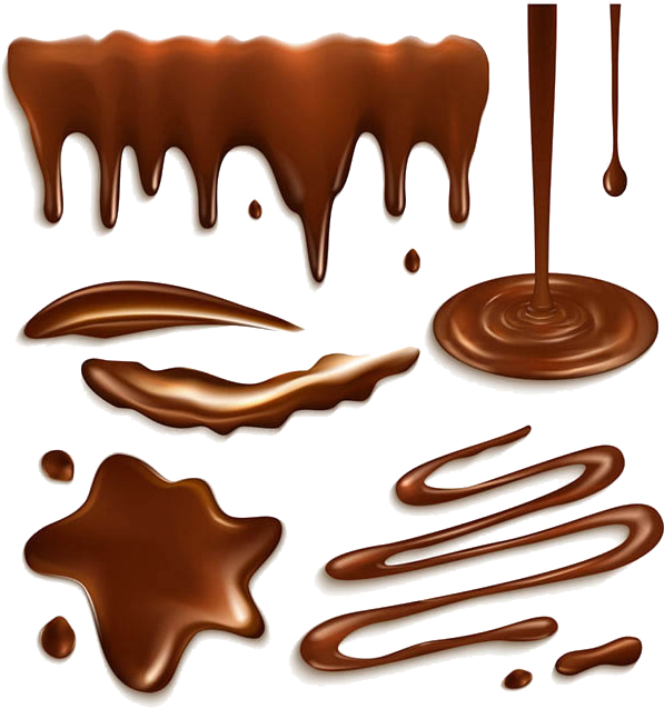 Milkshake Icing Chocolate Bar Cupcake - Melted Chocolate Vector Free (650x652)
