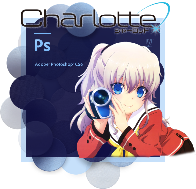 Nao Tomori Splash Screen Ps Cs6 V2 By Nisa-niisan - Charlotte B2 Wall Scroll (832x700)